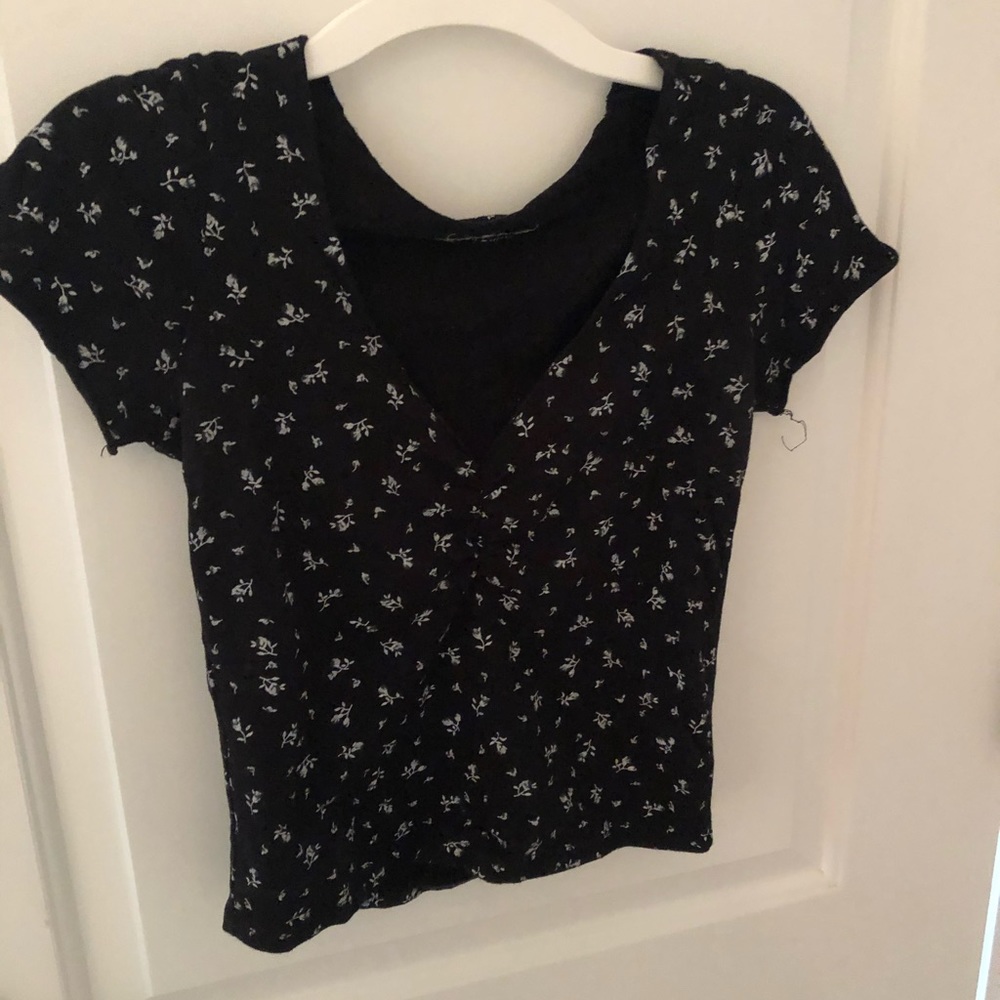 Floral Brandy Melville Gina top